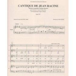 Bonis Mel - Cantique de Jean Racine (Choeur 