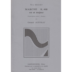 Mozart Wolfgang Amadeus - Marche en ut majeur K 408