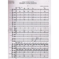 Ginastera Alberto - Harp concerto Op.25 Full Score