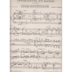 Tomasi Henri - Invocation & danse (harpe seule)