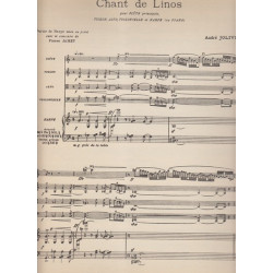 Jolivet André - Chant de Linos, quintette (conducteur)