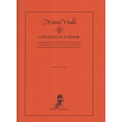 Vivaldi Antonio - Concerto en ré mineur pour harpe et quatuor à cordes