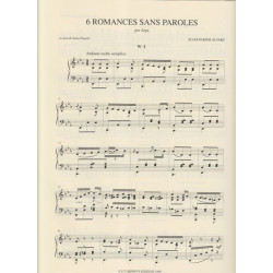 Parish Alvars Elias - 6 Romances sans paroles