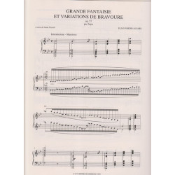 Parish Alvars Elias - Grande Fantaisie & variation de bravoure Op. 57