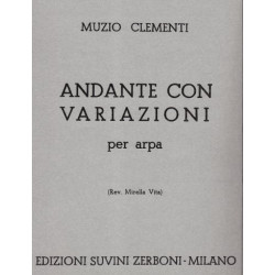 Clementi Muzio - Andante con variazioni per arpa