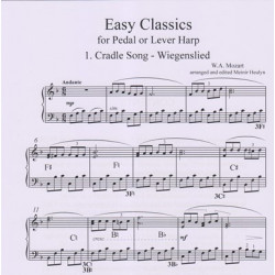 Heulyn Meinir - Easy Classics for pedal or laver harp