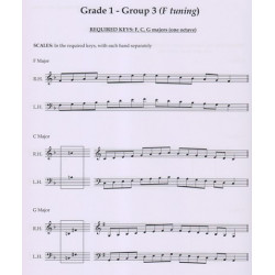 Thomas Katherine - Scales and arpeggios for the non pedal harp Grade 1-5