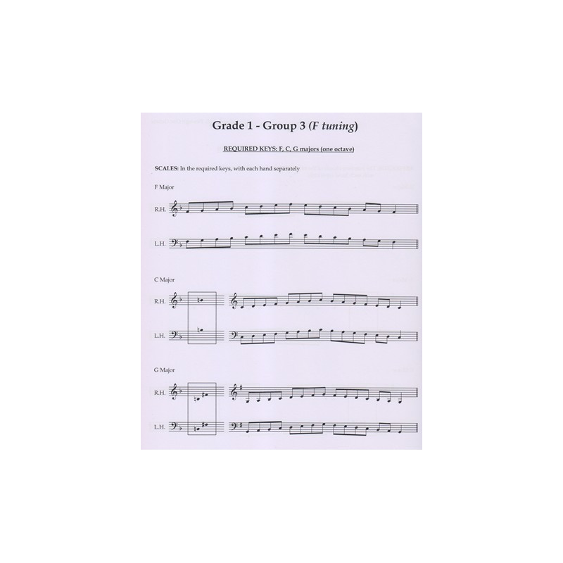 Thomas Katherine - Scales and arpeggios for the non pedal harp Grade 1-5