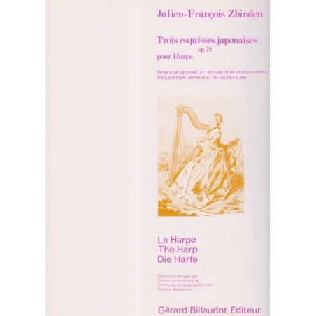 Zbinden Julien-François - 3 Esquisses japonaises op.72