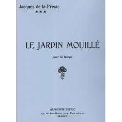 de la Presle Jacques - Le jardin mouill