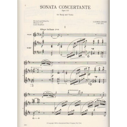 Spohr Louis - Sonate concertante op. 113 (Violon & harpe)