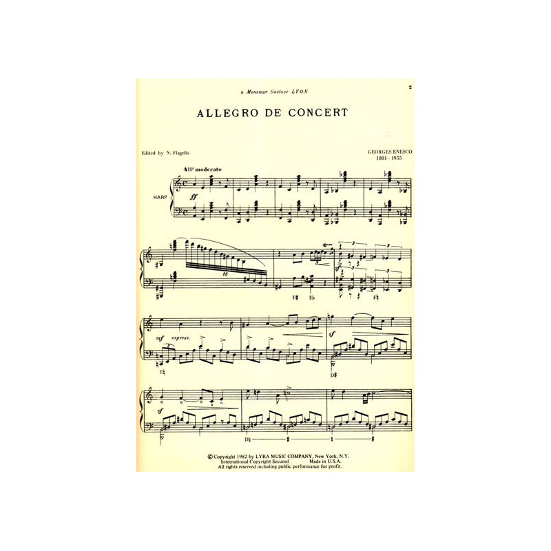 Enesco Georges - Allegro de concert