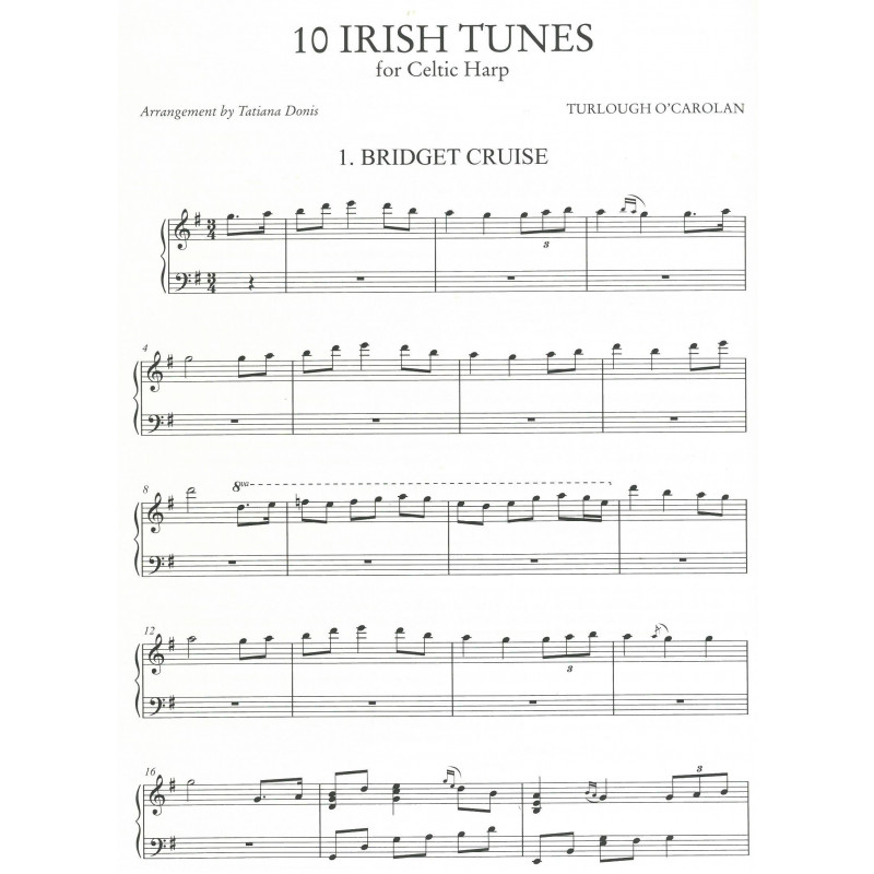 O'Carolan - 10 irish tunes for Celtic Harp 