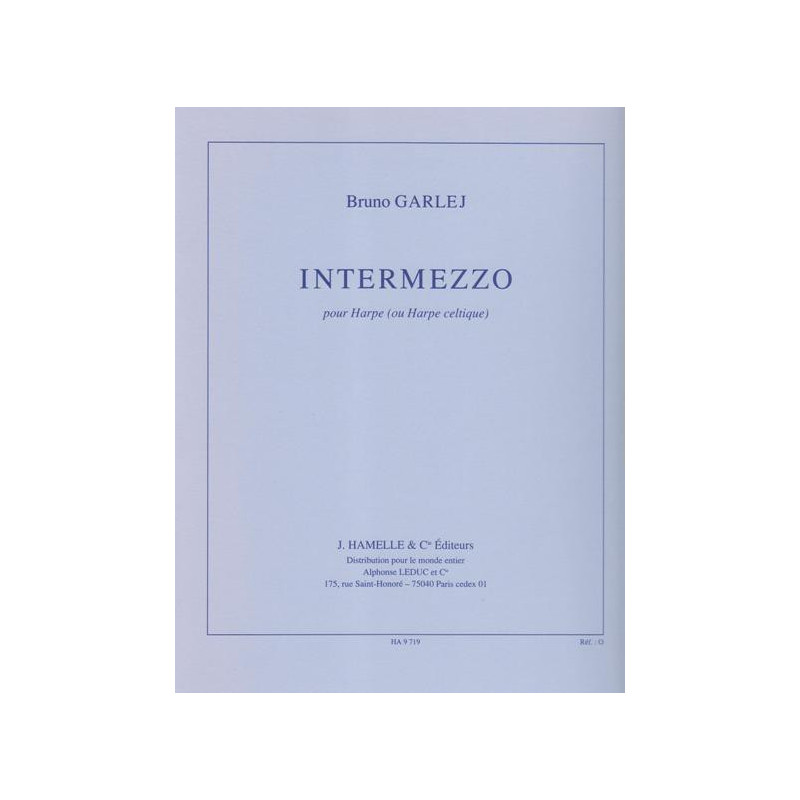 Garlej Bruno - Intermezzo (harpe ou harpe celtique)