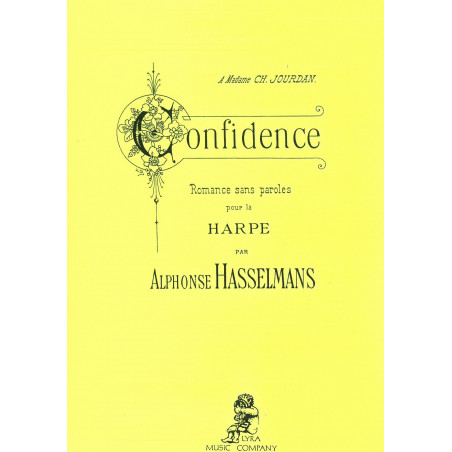 Hasselmans Alphonse - Confidence Romance sans parole (Lyra)