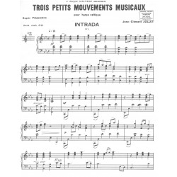 Jollet Jean-Clément - 3 Petits mouvements musicaux