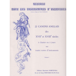 Divers Auteurs - 22 canons anglais des XVII & XVIII si