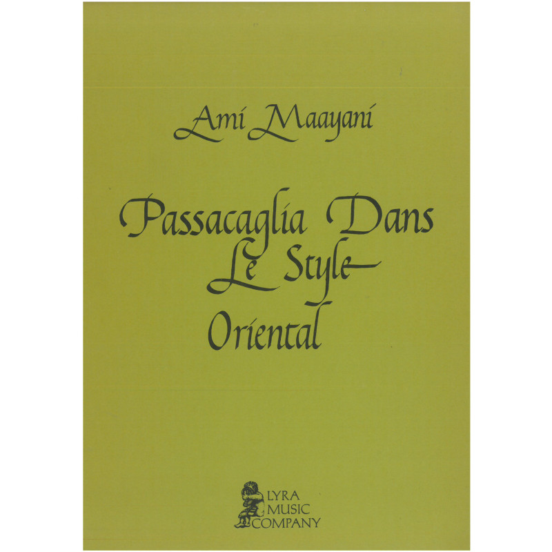 Maayani Ami - Passacaglia dans le style oriental