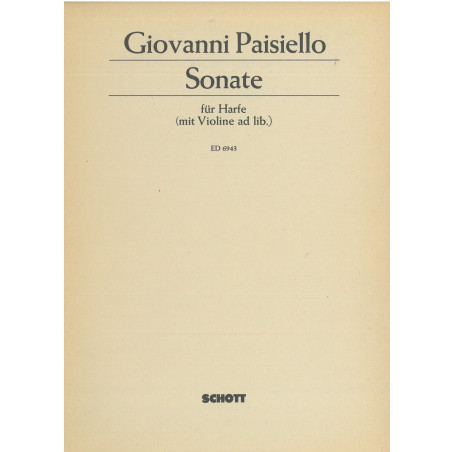 Paisiello Giovanni - Sonate (harpe & violon ad lib.)