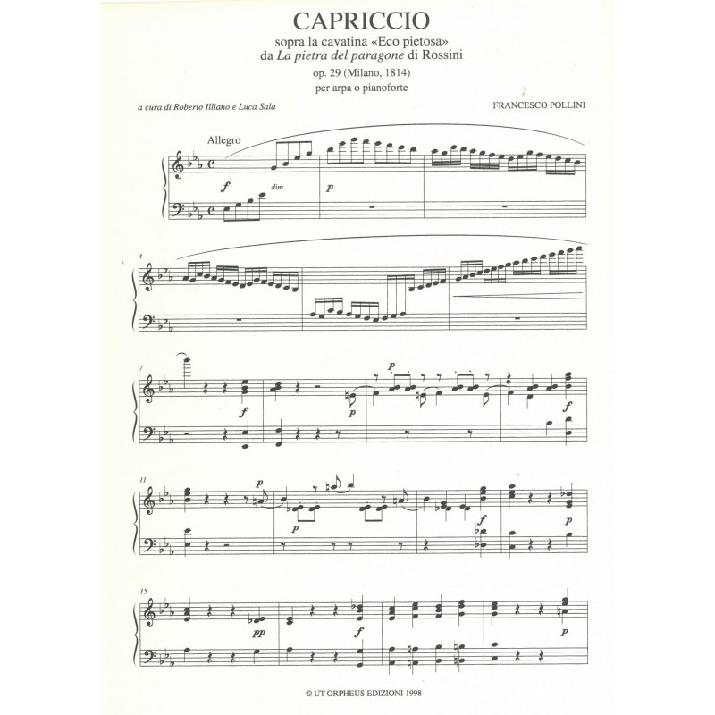 Pollini Francesco - Capriccio / La pietra del paragone de Rossin