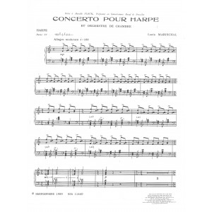 Marischal Louis - Concerto pour harpe