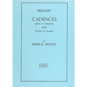 Mozart Wolfgang Amadeus - Cadences du concerto pour flûte & harpe (Houdy)