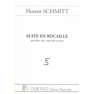 Schmitt Florent - Suite en rocaille (conducteur)(alto, flûte, violon, violoncelle & harpe)