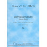 Villa-Lobos Heitor - Sextuor mystique, conducteur (flûte, hautbois, célesta, sax, guitare & harpe)