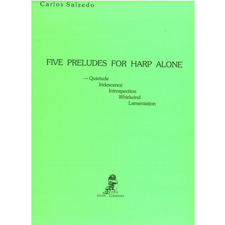 Salzedo Carlos - Five preludes for harp alone - Quietude