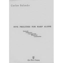 Salzedo Carlos - Five preludes for harp alone - Introspection