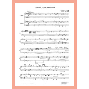 Franck César - Pierre Fabrice - Prélude, fugue & variation (2 harpes)