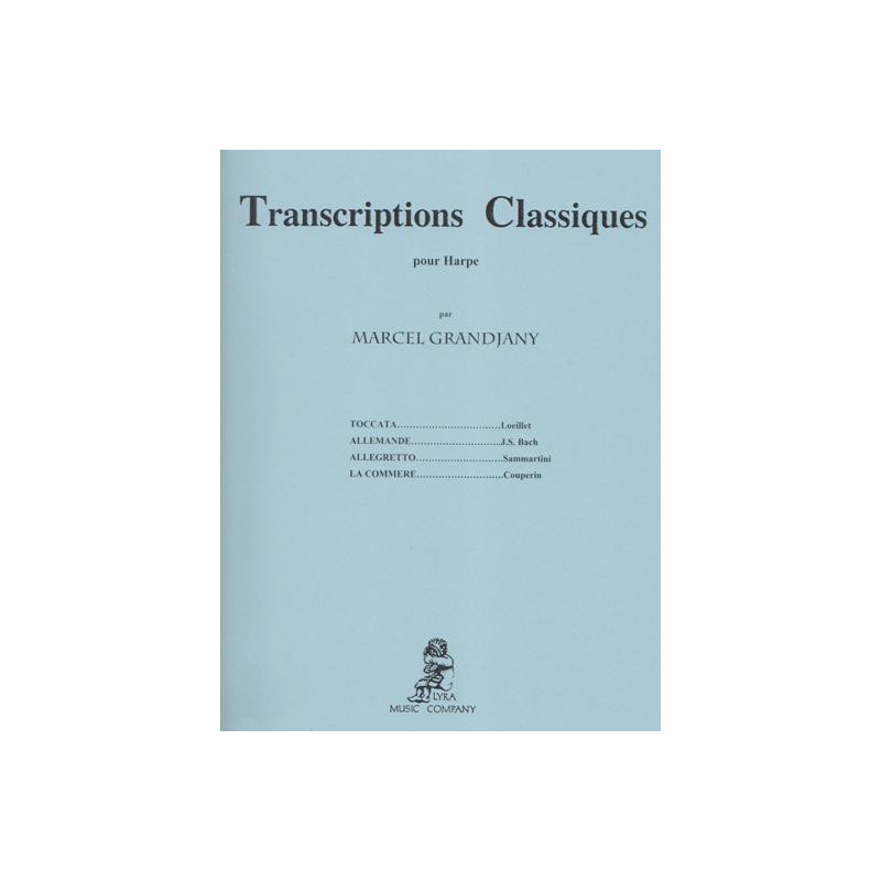 Grandjany Marcel - Transcriptions classiques