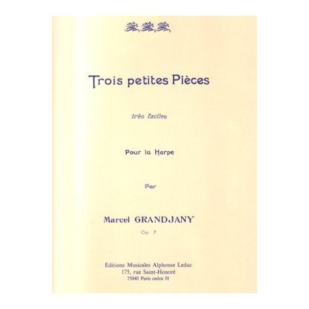 Grandjany Marcel - Trois petites pi