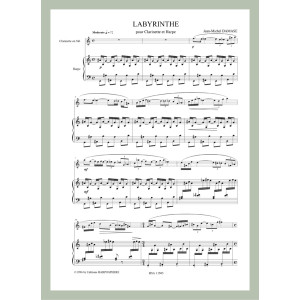 Damase Jean-Michel - Labyrinthe (clarinette & harpe)