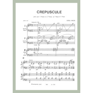 Lancen Serge - Crépuscule (2 harpes)