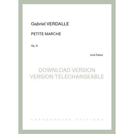 Téléchargement - Verdalle Gabriel - Légende Bretonne Op.41 (pour harpe)