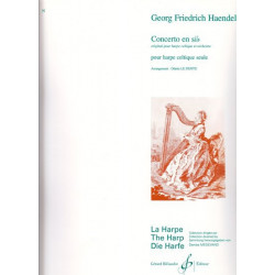 Haendel Georg Friedrich - Concerto en si b (harpe celtique)