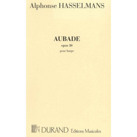 Hasselmans Alphonse - Aubade pour la harpe op.30 (Durand)