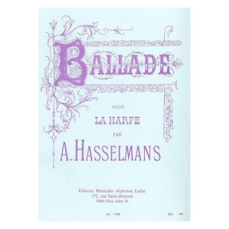 Hasselmans Alphonse - Ballade pour harpe (Leduc)