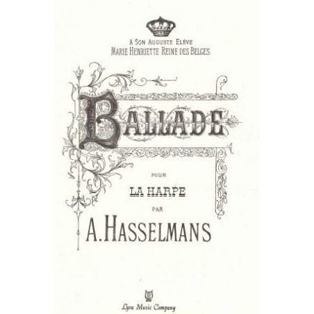 Hasselmans Alphonse - Ballade pour harpe (Lyra)