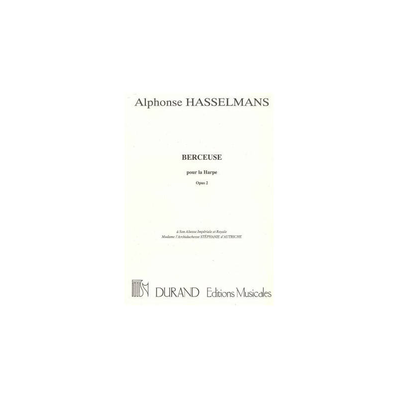 Hasselmans Alphonse - Berceuse op. 2 (Durand) Degr